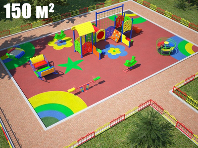 Площадка для детского сада TORUDA-1 (10х15 м)